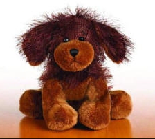 Webkinz 8.5" Brown Dog with Unused Code Plush