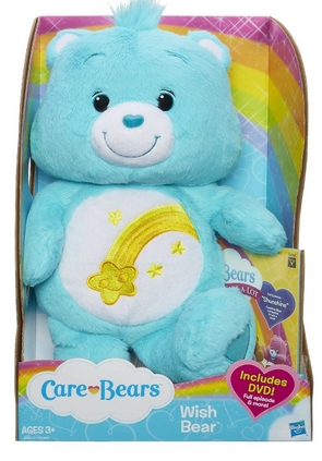 Care Bears 12" Wish Bear Plush With DVD