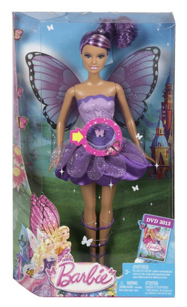 Barbie Mariposa and The Fairy Princess Friends Doll Purple