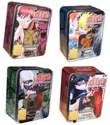 Naruto Ultimate Ninja Way Lot of 4 Tins