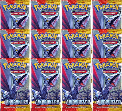 Pokemon HeartGold SoulSilver Undaunted Lot of 36 Booster Packs