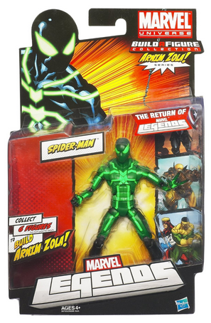 Marvel Legends Universe Spider-Man Figure w/ Arnim Zola BAF Part