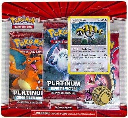 Pokemon Platinum Supreme Victors 3 Booster Pack Blister