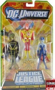 DC Universe Justice League Figure 3Pack Angle Man, Firestorm, Killer Frost
