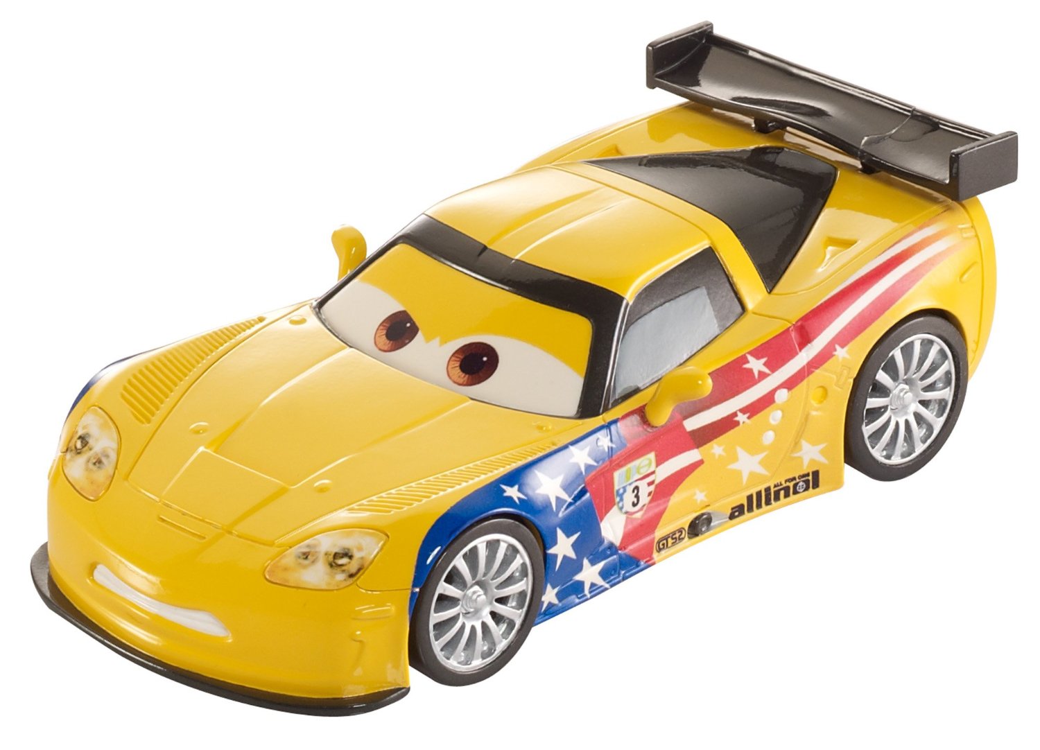 Disney Cars Pullback Racers Jeff Gorvette