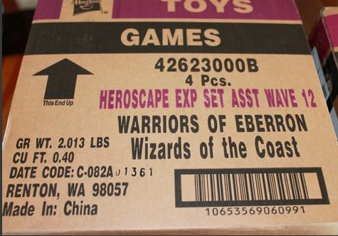 Heroscape: Wave D2(12), Warriors of Eberron Complete Set of 4 Packs