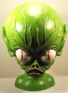 Invasion of the Saucer Men Alien Head Bust