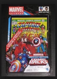 Marvel Universe Greatest Battles Figure 2-Pack w/ Comic -Captain America & Falcon