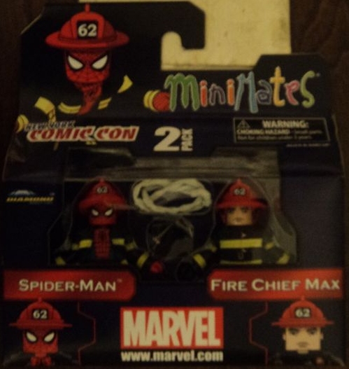 Minimates Spider-Man Fire Chief Max NYCC 2-pack Figures