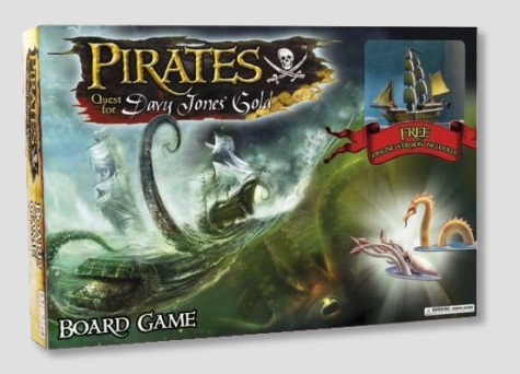 Pirates Quest For Davy Jones Gold Board Game