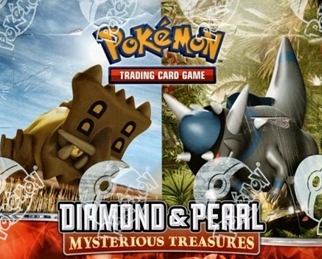 Pokemon Diamond & Pearl Mysterious Treasures Theme Deck Box
