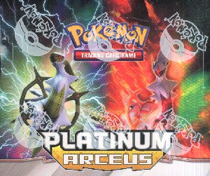 Pokemon Platinum Arceus Theme Starter Box
