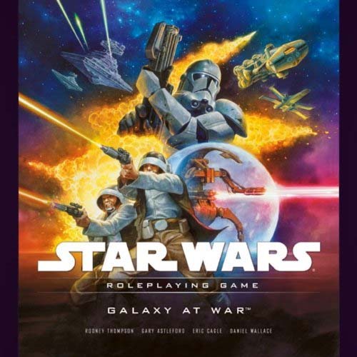 WOTC Star Wars Saga Edition RPG Galaxy At War Hard Back Book