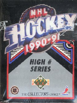 Upper Deck NHL Hockey 1990-1991 High Number Series Set
