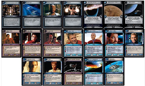 Star Trek Dangerous Missions Complete 19 Card Foil Set