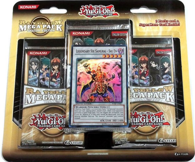Yu-Gi-Oh! Ra Yellow Mega Pack 3 Pack Blister 24ct Box